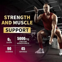 Créatine monohydrate en gommes sous marque privée : récupération musculaire plus rapide, augmentation de la force et de la puissance, développement de la masse musculaire