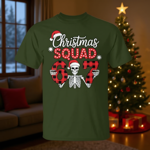 Camiseta con diseño de esqueleto de Navidad Squad 67 Meme Humor, regalo navideño para hombres y mujeres, unisex, talla para adultos S M L XL XXL - Product Image 3