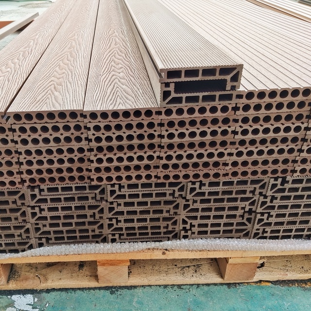 Exterior Flooring Easy Install Co-extrusion Wpc Composite Decking Boards Flooring Outdoor Exterior Wpc Floor Decking