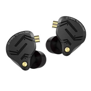 Auriculares intrauditivos profesionales <span class=keywords><strong>KZ</strong></span> ZS12 Pro X con conector QDC de 0.75 mm, aislamiento de ruido, diseño ergonómico, cableados, para presentaciones en vivo - Product Image 3
