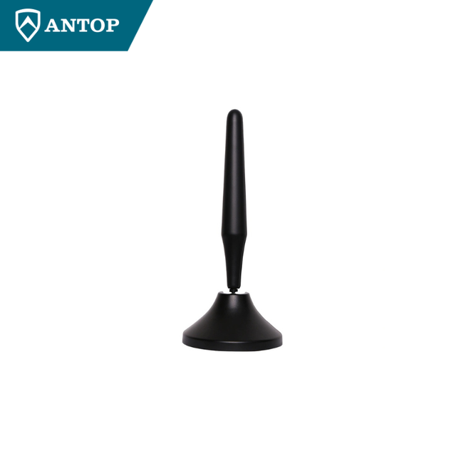 ANTOP Digital TV Antenna 470-862MHz Mini Size HDTV Free View Indoor Magnetic Base High Gain 24dB Plastic 75