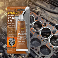 Pembuat Gasket Silikon RTV Warna Tembaga untuk Mesin Mobil, Sealant Silikon RTV Tahan Suhu Tinggi, Warna Kustom untuk Konstruksi, Pertukangan Kayu, dan Pengemasan