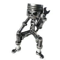 Figura de Resina de Robot Pistón, Estilo Industrial, Artesanía en Resina - Decoración para Hogar y Garaje - Hecho a Mano, Personalizado, OEM, Venta al Por Mayor de Fábrica