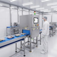 Machine d'inspection industrielle aux rayons X pour la sécurité alimentaire, système en acier inoxydable haute précision avec garantie d'un an, protection IP65