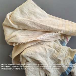 Paño de Limpieza de Algodón de Color de Alta Absorbencia de 25 kg, Trapos de Algodón de Color para Limpieza con Absorción de Líquidos - Product Image 4