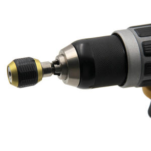 Varilla de extensión de broca con vástago hexagonal Mr Drill, acabado dorado de liberación rápida para destornilladores eléctricos - Product Image 1