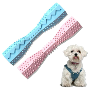 Jouet à mâcher pour chien indestructible en TPR écologique et durable avec saveur de bœuf, taille moyenne - Product Image 1