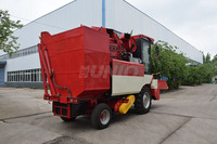 Machine agricole à grande vitesse de cueillette coton 3 rangs moissonneuse combinée prix de la machine à vendre