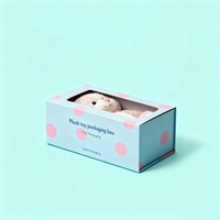 Venta al por mayor barato corrugado plegable brillante laminado caja de papel oso de peluche de juguete de Control remoto caja de embalaje del coche