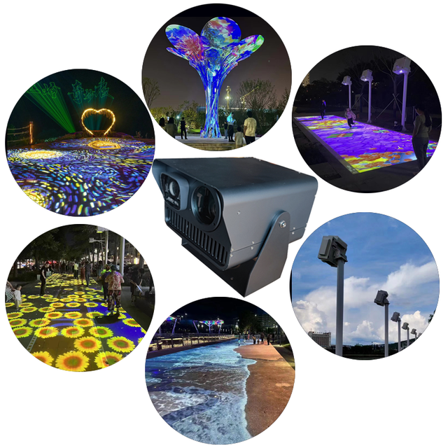 High Technology 3D Holographic Interactive Wall Floor Projection Software Immersive Room Experience Projection Game