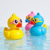 Promotionnel Mignon Jouets D'été Plage Bain Jouet En Caoutchouc Canard En Vrac Jaune Mini Canards Pour Les Enfants
