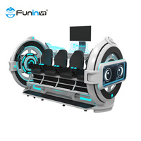 FuninVr Interstellar - Silla de Cine Educativa con Movimiento para Interiores, Simulador de Vuelo, Montaña Rusa Giratoria, Equipo de Teatro