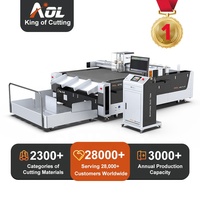 Cortadora de Cajas de Cartón CNC KT Digital de Alta Precisión AOL 1612 con Cuchilla Oscilante CCD