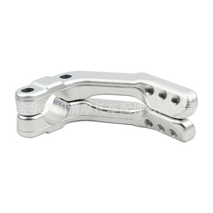 Zuqing Handlebar <b>Bracket</b> 28mm Universal <b>Silver</b> Motorcycle Modification Accessory - Product Image 1