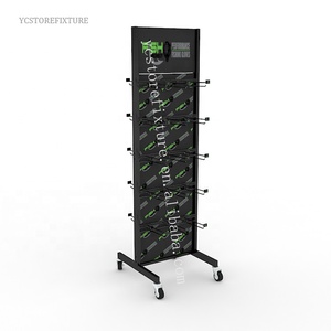 Găng Tay Đấm Bốc Bằng Kim Loại Có Thể Điều Chỉnh Giá Trưng Bày Và Đứng Với Bánh Xe - Product Image 3