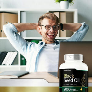 Minyak biji hitam organik suplemen diet OEM minyak biji hitam kapsul Softgel pencernaan kesehatan biji hitam murni minyak antioksidan - Product Image 3