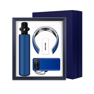 Set de Regalo Corporativo de Lujo para Clientes: Termo 3 en 1, Masajeador de Cuello, Banco de Energía con Soporte para Teléfono - Product Image 4