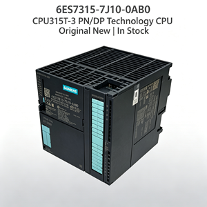 6ES7315-7TJ10-0AB0 SIMATIC S7-300 CPU315T-3 /DP หน่วยประมวลผลกลางสำหรับ PLC และงานด้านเทคโนโลยี - Product Image 1