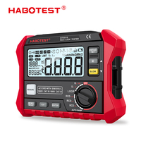HT5910 Leakage Switch Tester LCD Digital Resistance Meter RCD Loop Tester Voltmeter Megohmmeter HABOTEST