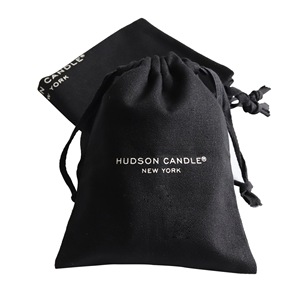 Bolsa de Lona de Algodón Reutilizable al por Mayor con Cordón y Patrón de Letras, Tamaño Mediano Personalizado, Bolsa de Regalo Promocional - Product Image 3