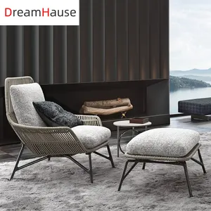 Dreamhaus Fabriek Groothandel Outdoor Meubels Binnenplaats Touw Rotan Sofa Stoel Woonkamer Hotel Tuin Patio Eetkamerstoel Sofa