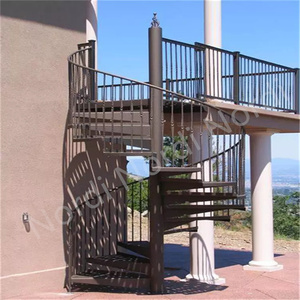 Nordi tùy chỉnh rèn sắt lan can hiện đại sang trọng cổ kim loại tay vịn cho ngôi nhà và biệt thự làm bằng hợp kim nhôm - Product Image 6