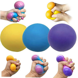 Juguetes Antiestrés No Tóxicos, Juguetes Sensoriales para Aliviar el Estrés, Bolas Antiestrés que Cambian de Color, Bolas Blandas - Product Image 2