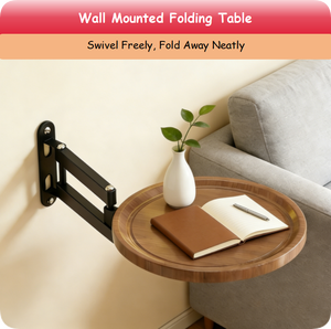 <span class=keywords><strong>Mesa</strong></span> de Centro Plegable, Redonda, Pequeña, Creativa, Flotante, <span class=keywords><strong>Mesa</strong></span> Auxiliar para Sala de Estar, Dormitorio, <span class=keywords><strong>Mesa</strong></span> Esquinera Colgante de Pared - Product Image 4