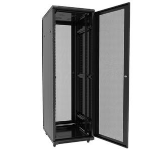 Gabinete de Rack para Servidor de 19 Pulgadas 42U y 600 mm de Ancho, con Puerta Curva Hexagonal Ventilada y Cierres con Manija - Product Image 1