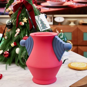Jarrón de cerámica rojo y azul creativo de Navidad MSH, decoración de lujo de gama alta <span class=keywords><strong>para</strong></span> <span class=keywords><strong>oficina</strong></span> - Product Image 3