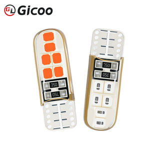 จิคูหลอดไฟ LED T10 6000K 1W 12V 1000LM ไฟทดแทนรถยนต์ 28 มม.x9.5 มม. - Product Image 3