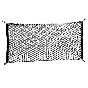 Filet de chargement robuste en polyester noir à 2 couches Teng Hui pour benne de SUV et camion, 44x15 pouces, crochets universels, réglable, très élastique, 12+ - Product Image 6