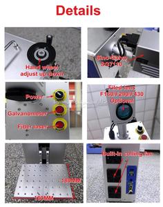 Máquina de Marcado Láser de Fibra de 20W 30W 50W, Grabador de Metal, Apta para Acero Inoxidable - Product Image 4