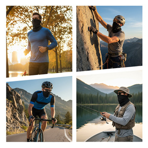 Scaldacollo Unisex Traspirante e Riflettente <span class=keywords><strong>in</strong></span> Nylon Felpato, per Sport, Ciclismo, Spiaggia, Tutte le Stagioni - Product Image 6