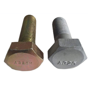 Perno Estructural ASTM A325 A490, Tuerca Hexagonal Pesada A563, F436 HDG, Fijador de Viga de Acero de Alta Resistencia - Product Image 3