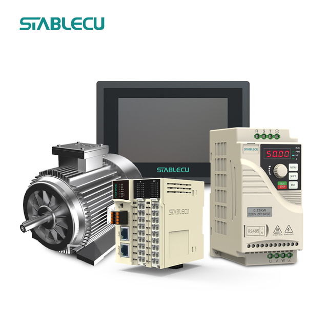 Get Ready to Free Your Hands and Automated Production Line PLC Trainer Kit Casing with HMI Mini VFD Motor Controller