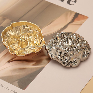 Wholesale Shiny Gold Metal <strong>Buttons</strong> Stone Shaped Irregular Zinc Hand Sewing Metal <strong>Buttons</strong> Stock - Product Image 2