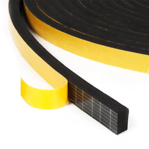 Junta de Goma, Sellos de Goma Suave Extruida de EPDM, <span class=keywords><strong>Esponja</strong></span> de Silicona/Tira de Sellado de Goma Espuma con Cinta Adhesiva en una Cara, Tira de Espuma - Product Image 1