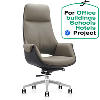Fauteuil de bureau exécutif moderne en cuir, luxe léger, ergonomique, confortable, inclinable, pour la maison, le bureau ou l'école