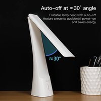 Lampe de bureau portable pliable, protection des yeux, charge enfichable, lampe de chevet de lecture pour enfants à double usage