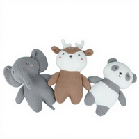 Vente en gros Xiximi Jouet en peluche brodé mignon pour enfants, en coton PP, tissu super doux, animal en peluche, cadeau d'anniversaire, accessoires éléphant