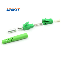 Componentes de conectores de fibra óptica, cable de parche LC APC UPC SM MM SX 0,9mm 1,2mm 2,0mm 3,0mm, piezas de conectores de fibra óptica, gran oferta