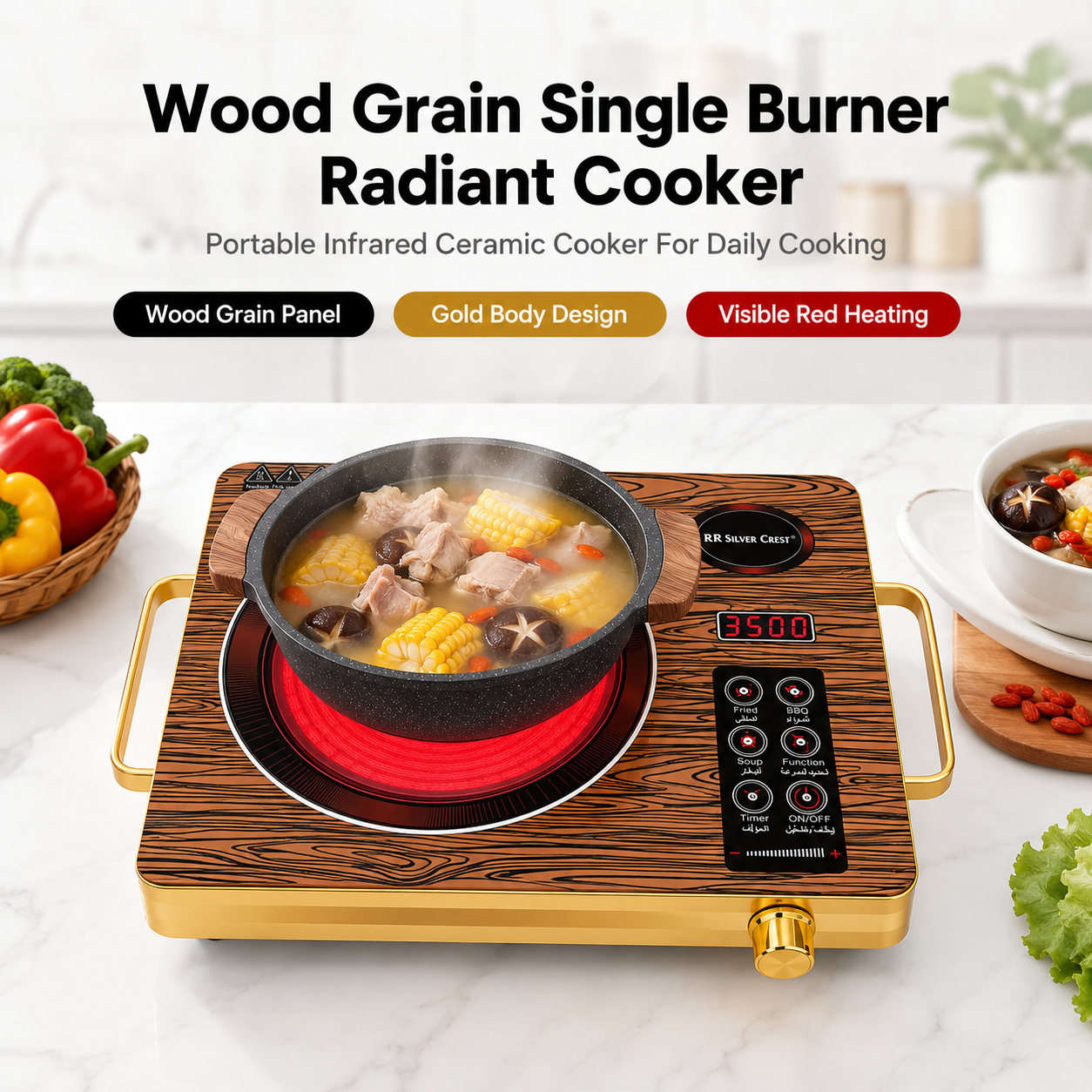 Silver Crest SC-7028 Ceramic Cooker