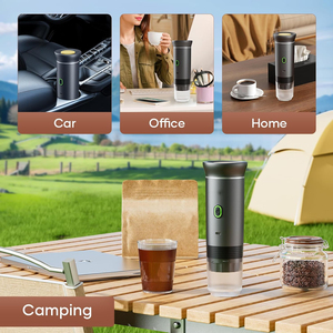 Cafetera portátil 3 en 1 de cápsulas, con batería, para espresso, 20 bares de presión, carga USB-C, autocalentamiento, para camping. - Product Image 6