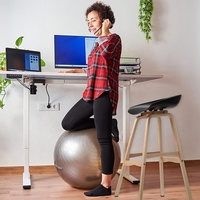 Tabouret de bar rétro à hauteur de comptoir avec assise en bois massif et pieds en métal, chaise haute moderne industrielle pour îlot de cuisine, café, pub