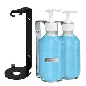 Support de bouteille de <span class=keywords><strong>savon</strong></span> et de lotion en <span class=keywords><strong>acier</strong></span> <span class=keywords><strong>inoxydable</strong></span> 304 avec serrure étagères de salle de bain noires porte-shampooing pour douche salle de bain - Product Image 1