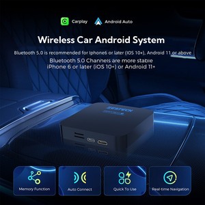 ZESTECH voiture accessoires voiture jouer voiture Android Box 8 128G <span class=keywords><strong>Tbox</strong></span> 6115 adaptateur Carplay sans fil avec Sim Netflix Youtub Carplay - Product Image 2