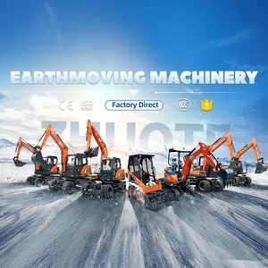 Mini-excavatrice sur roues ZT75W-<span class=keywords><strong>S</strong></span> EPA Euro 5 <span class=keywords><strong>de</strong></span> 7 tonnes, homologuée CE, <span class=keywords><strong>avec</strong></span> ligne <span class=keywords><strong>de</strong></span> marteau pour l'entretien des égouts urbains et des routes - Product Image 6