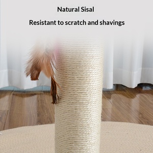Candy <span class=keywords><strong>Cat</strong></span> Scratching Post - Alat Garukan Kucing Sisal Tahan Lama Anti-Rontok dengan Mainan Bulu Grosir Langsung dari Pabrik untuk Toko Hewan Peliharaan - Product Image 5