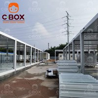 Cbox Portable Travailleur Dortoir Facile Transport Installation Temporaire Construction Camp Travail Logement Conteneur Maison